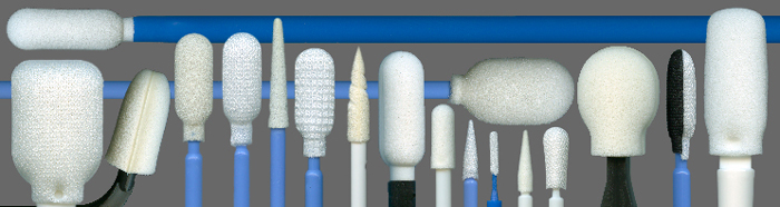 Various FoamTec Swabs